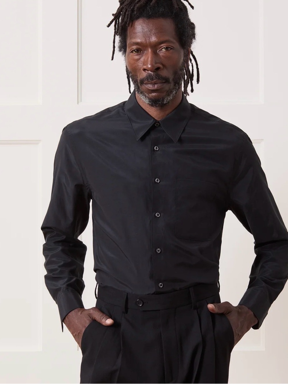 Todd Snyder Black Dress Shirt